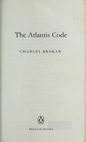 Portada de The Atlantis code