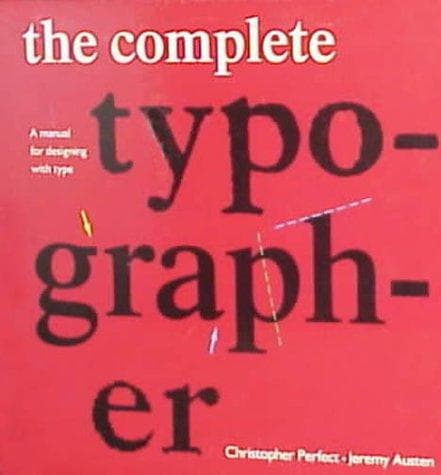 Portada de The complete typographer