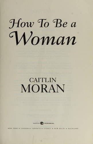 Portada de How to be a woman