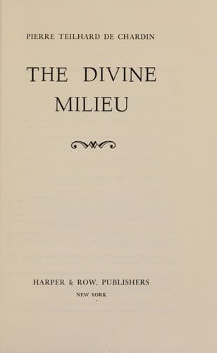 Portada de Milieu Divin.