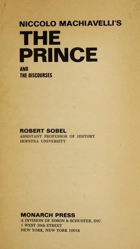 Portada de Niccolo Machiavelli's the Prince