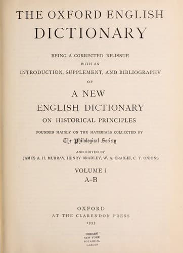 Portada de The Oxford English Dictionary, Volume VIII (Poy-Ry)