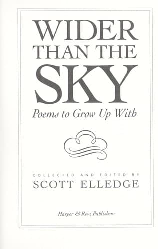 Portada de Wider Than the Sky