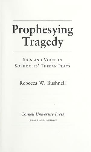 Portada de Prophesying tragedy
