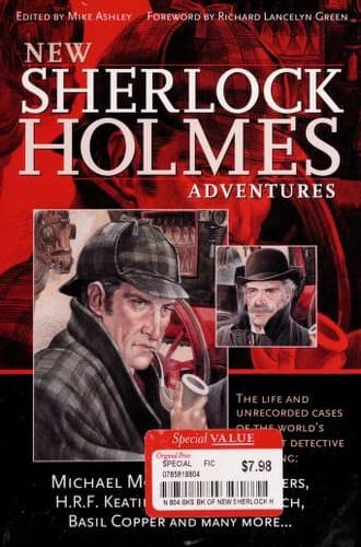 Portada de The Mammoth Book of New Sherlock Holmes Adventures