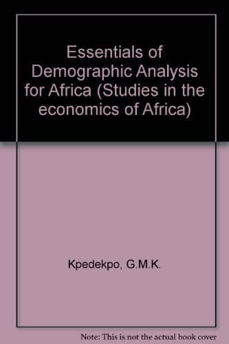 Portada de Essentials of demographic analysis for Africa
