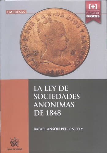 Portada de La Ley de sociedades anónimas de 1848