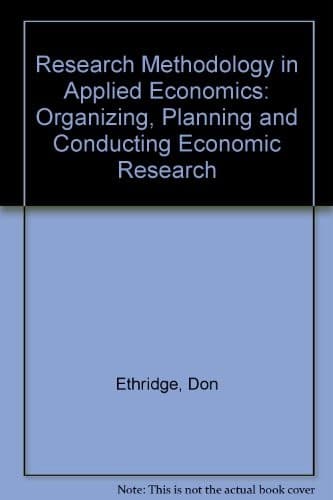 Portada de Research methodology in applied economics