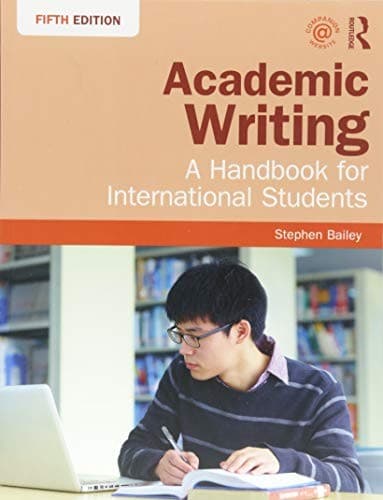 Portada de Academic Writing: A Handbook for International Students