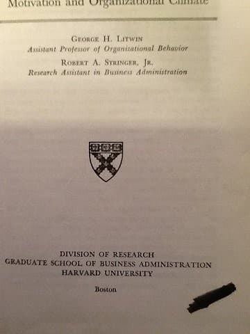 Portada de Motivation and organizational climate