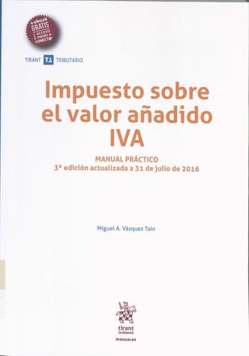 Portada de IVA, Impuesto sobre el Valor Añadido