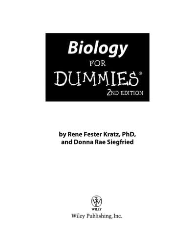 Portada de Biology for Dummies