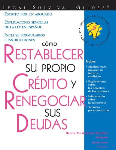 Portada de Cómo restablecer su propio crédito y renegociar sus deudas