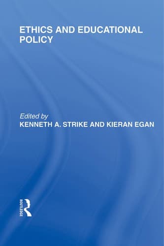 Portada de Ethics and educational policy