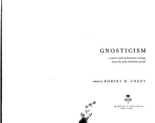 Portada de Gnosticism