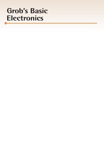 Portada de Grob's basic electronics