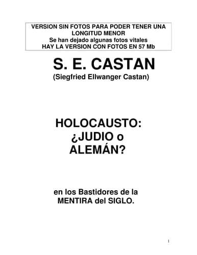 Portada de Holocausto