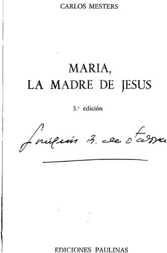 Portada de Maria, la madre de Jesus