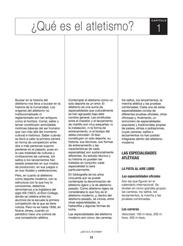 Portada de Metodología y técnicas de atletismo