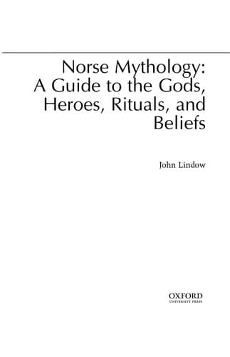 Portada de Norse mythology