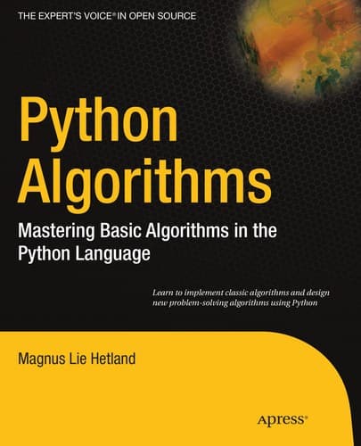 Portada de Python Algorithms
