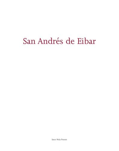 Portada de San Andrés de Eibar