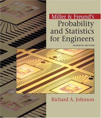Portada de Miller and Freund's probability and statistics for engineers