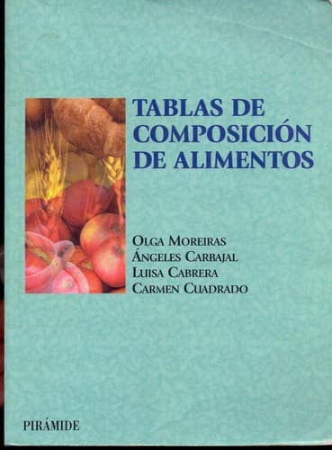 Portada de Tablas de composición de alimentos