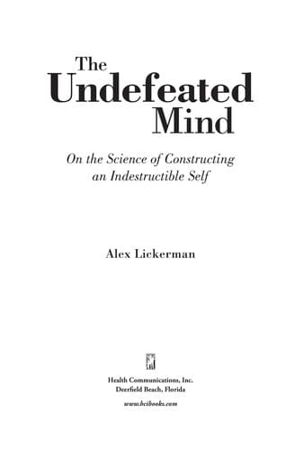 Portada de The undefeated mind