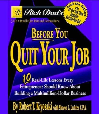 Portada de Rich Dad's Before You Quit Your Job