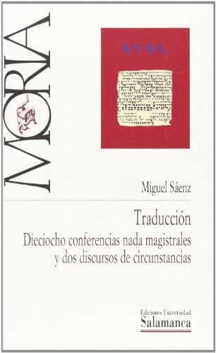 Portada de Traducción : dieciocho conferencias nada magistrales y dos discursos de circunstancias