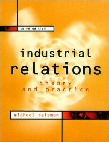 Portada de Industrial relations