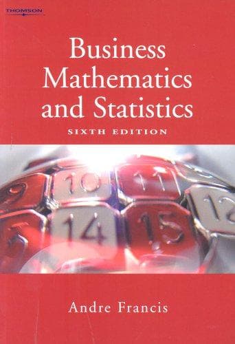 Portada de Business Mathematics and Statistics