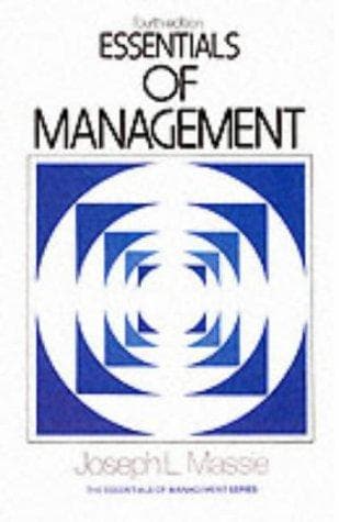 Portada de Essentials of management