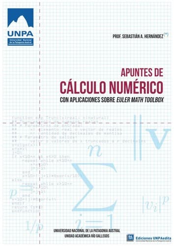 Portada de Apuntes de cálculo numérico