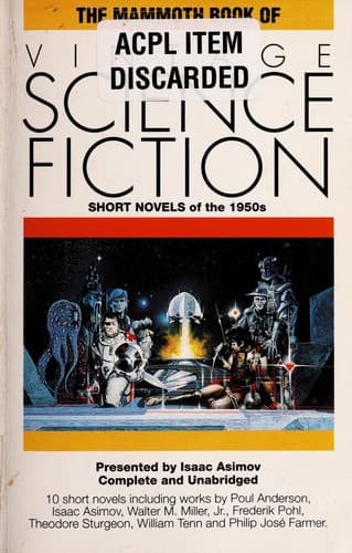 Portada de The Mammoth Book of Vintage Science Fiction