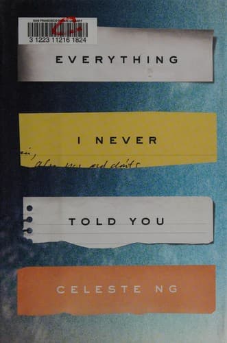 Portada de Everything I never told you