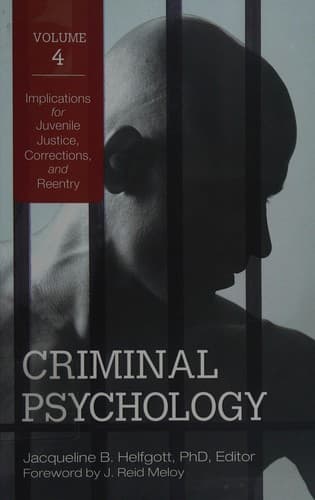 Portada de Criminal psychology