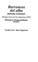 Portada de Barrancos del alba