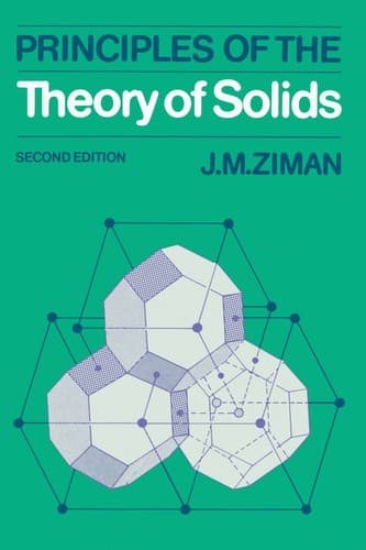 Portada de Principles of the Theory of Solids