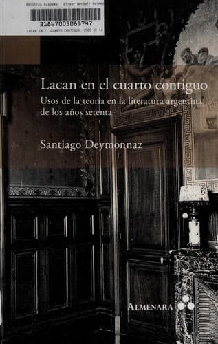 Portada de Lacan en el cuarto contiguo
