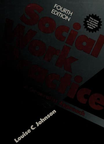Portada de Social work practice