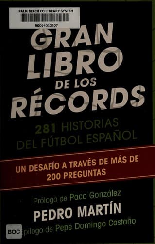 Portada de El gran libro de los récords