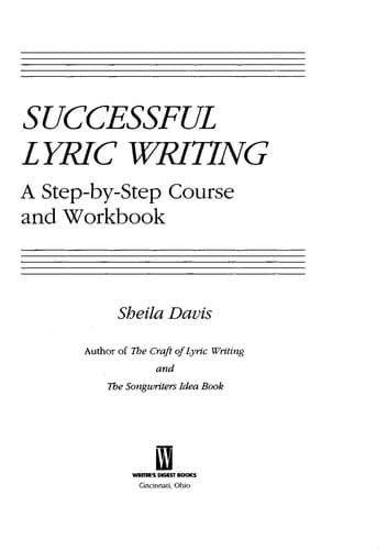 Portada de Successful Lyric Writing