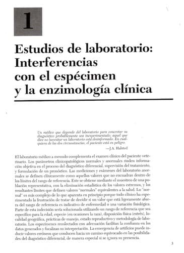 Portada de El Laboratorio En Medicina Veterinaria
