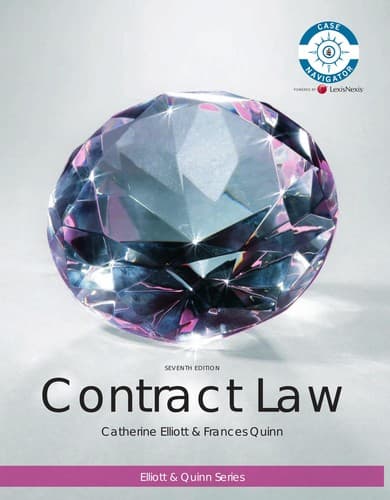 Portada de Contract law