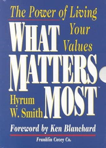 Portada de What Matters Most