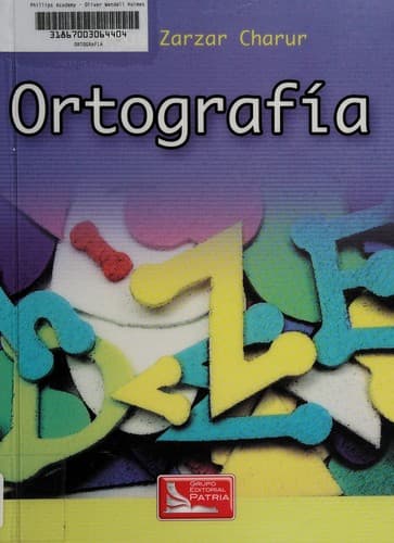 Portada de Ortografía