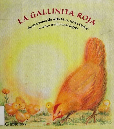 Portada de La gallinita roja/ The Little Red Hen
