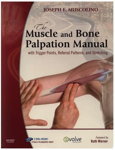 Portada de The muscle and bone palpation manual with trigger points, referral patterns, and stretching